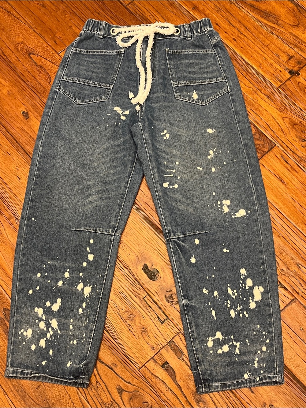 High-rise Barrel Jeans Size M